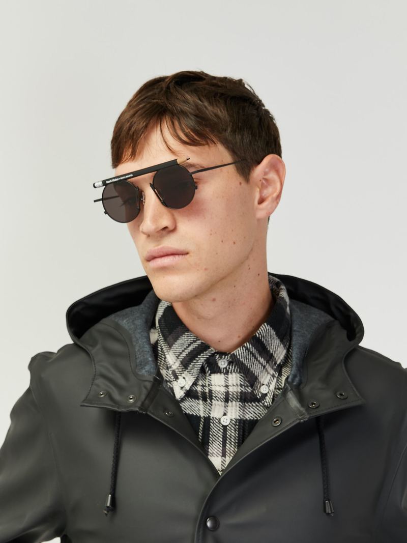 Henrik Vibskov x Gentle Monster Pencil Glasses - Black | Garmentory