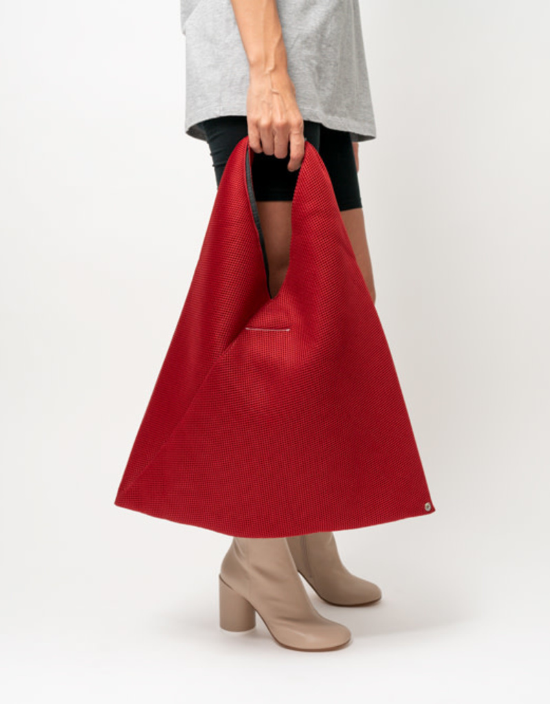MM6 Maison Margiela Japanese Medium Bag - Burgundy | Garmentory