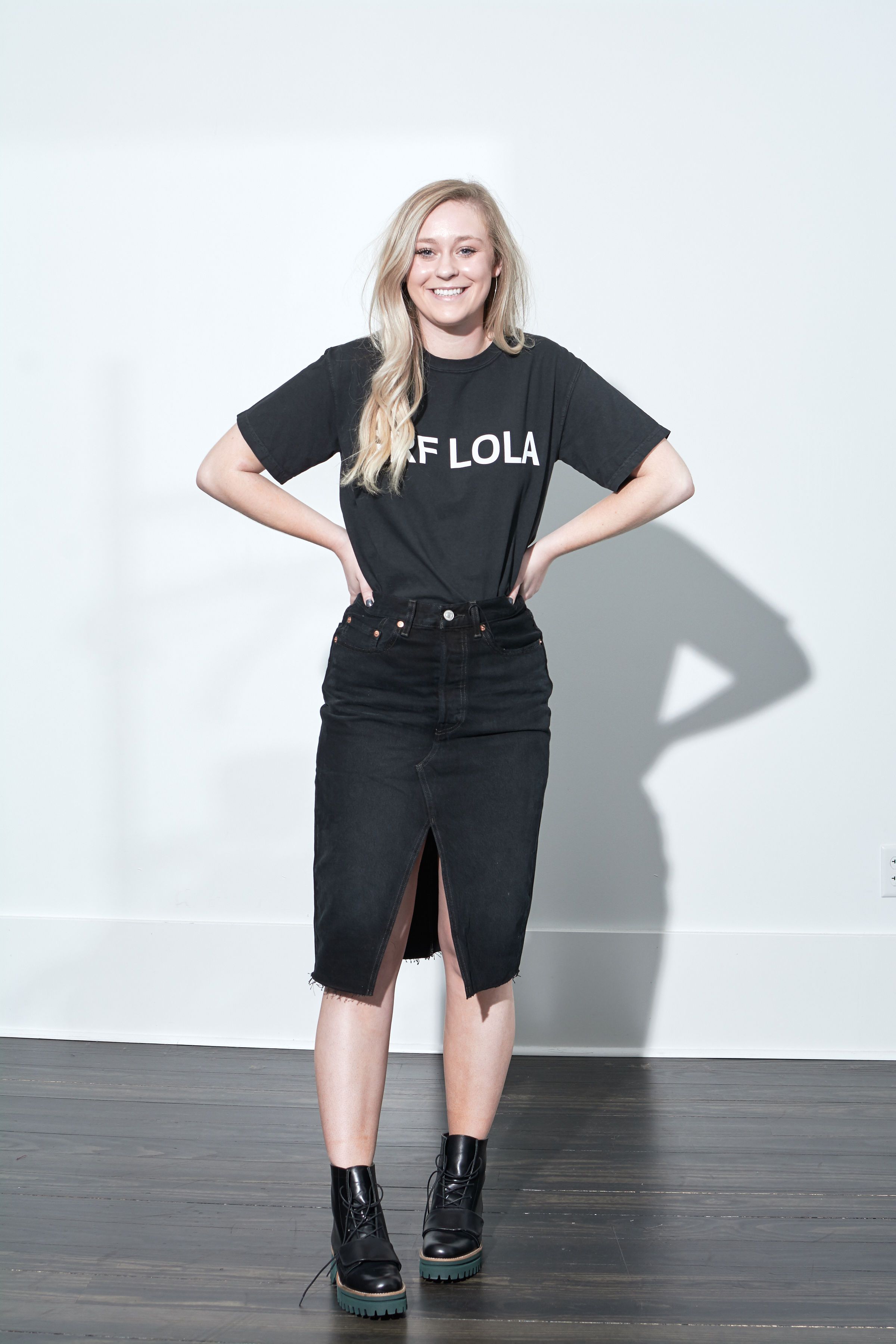 Heidi Merrick SRF LOLA Tee Black