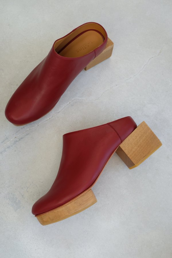 Beklina Matisse Platform Mules - Blood Beklina Matisse Platform Mules - Blood