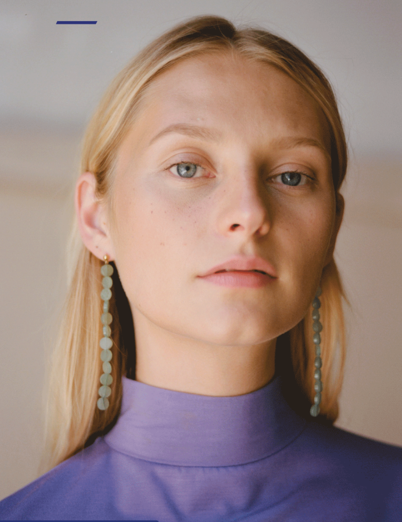 片方のみ！ paloma wool ピアス Paloma Wool Lacasa Drop Earrings - Cyan | Garmentory