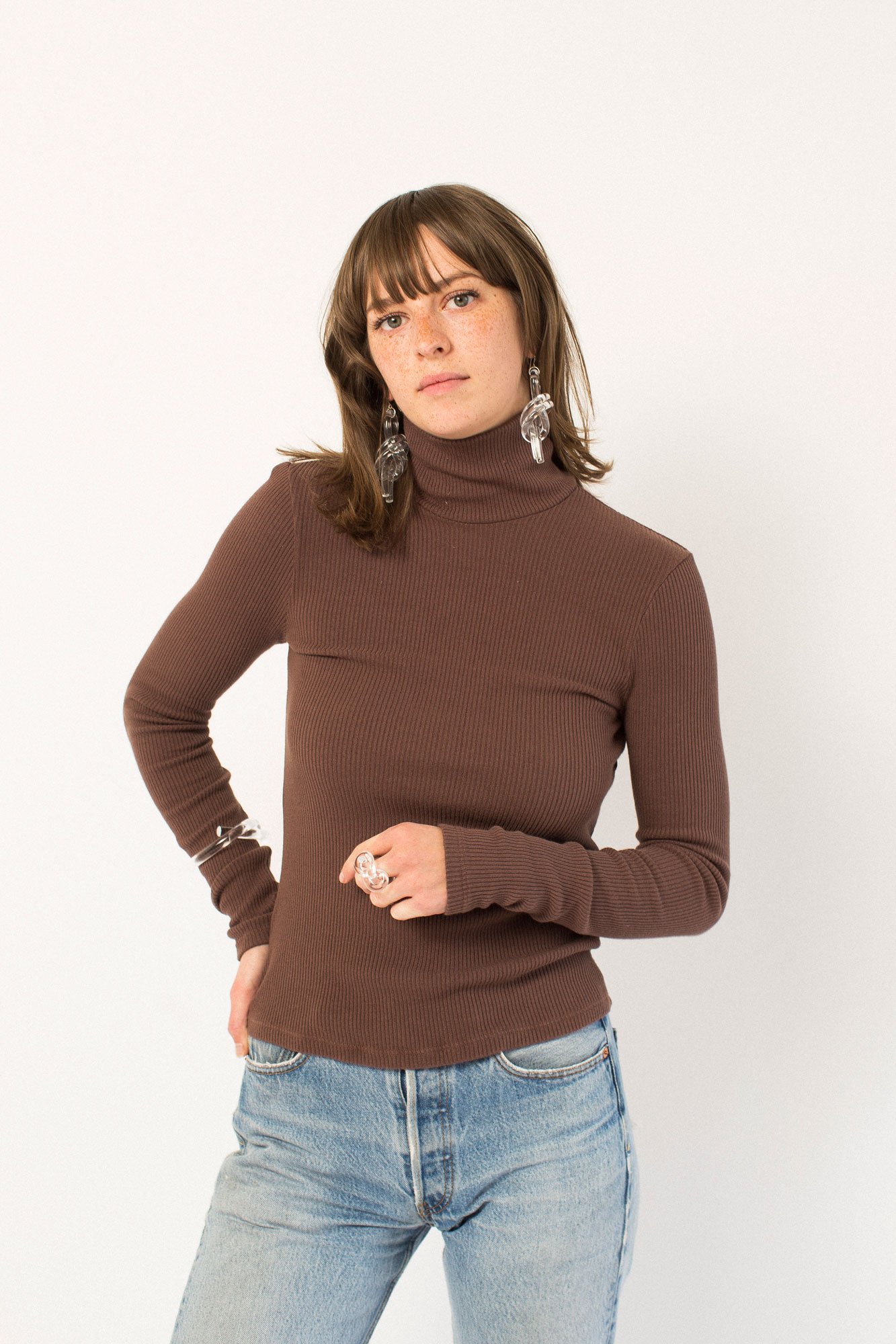 Lacausa Rib Turtleneck Sweater 