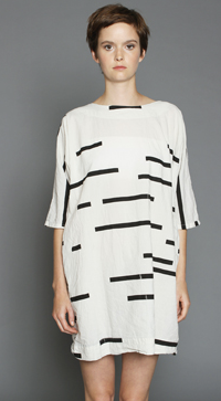 Uzi Broken Stripe Dress Uzi Broken Stripe Dress