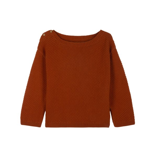 kids le petit germain Fjord Sweater - Rust kids le petit germain Fjord Sweater - Rust