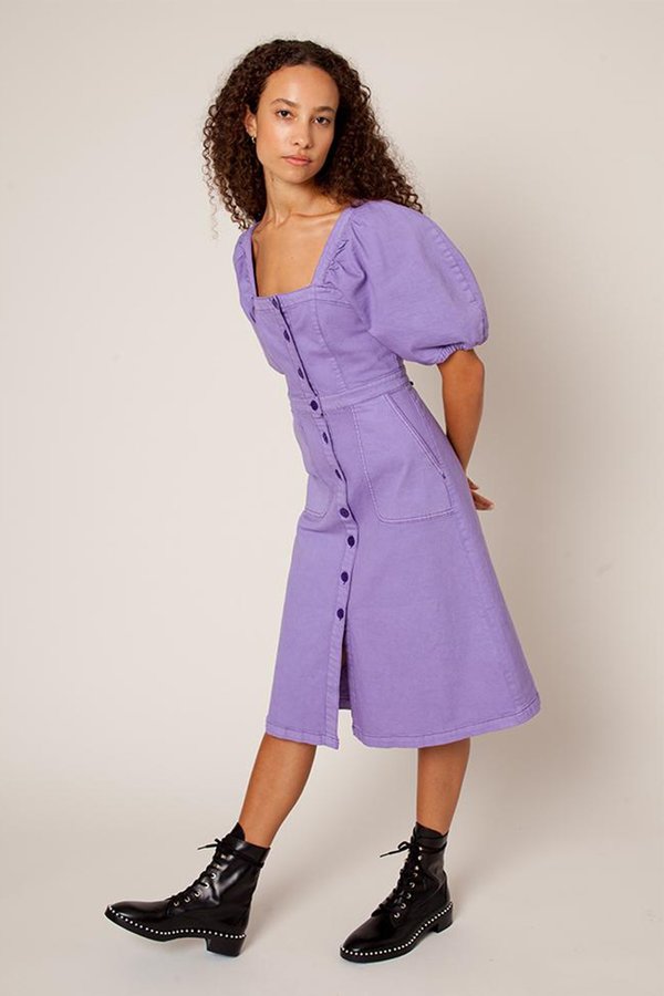 knee length dresses for ladies Tie-Shoulder Tiered Midi Dress