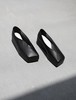 FLAT APARTMENT STREAMLINED SQUARED TOE PLATFORMS - BLACK - Thumbnail 1