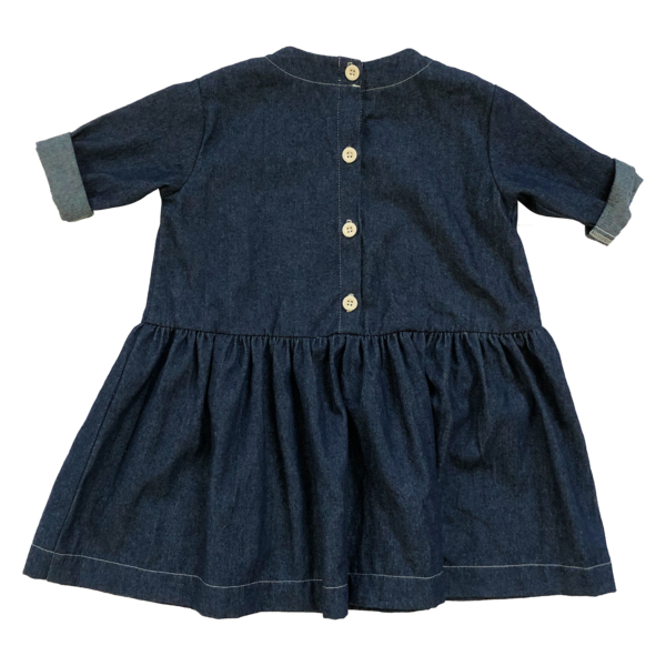 KIDS Hey Gang Denim Pocket Dress - Dark Denim KIDS Hey Gang Denim Pocket Dress - Dark Denim