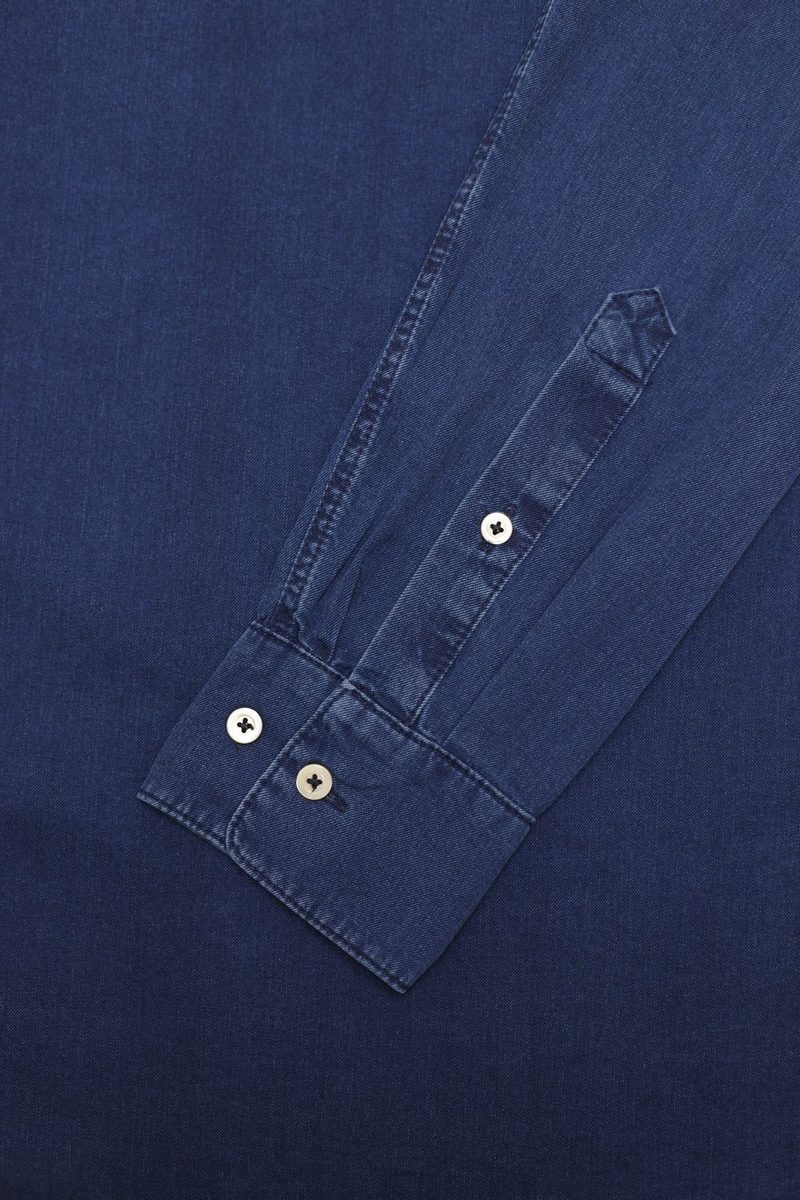 A Kind Of Guise Permanents Button Down Shirt - Washed Denim