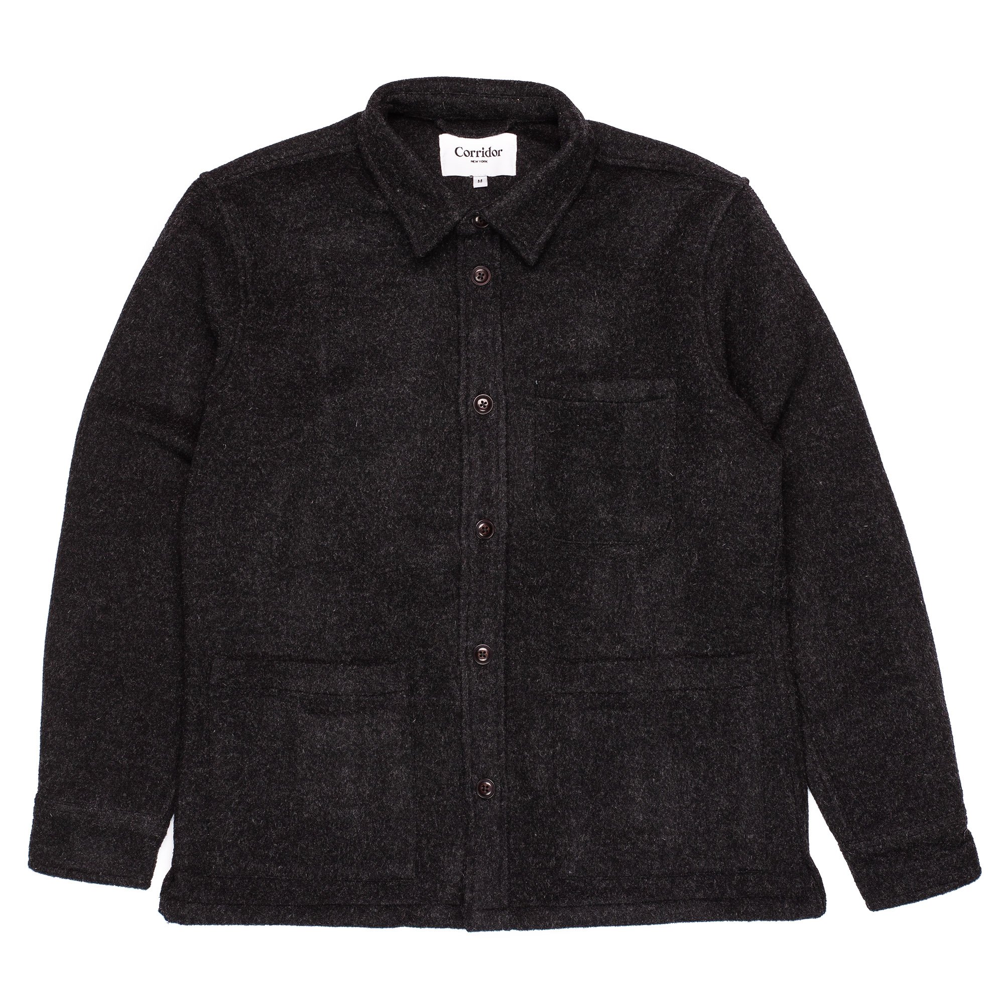 Corridor Lambswool Jacket Charcoal Garmentory