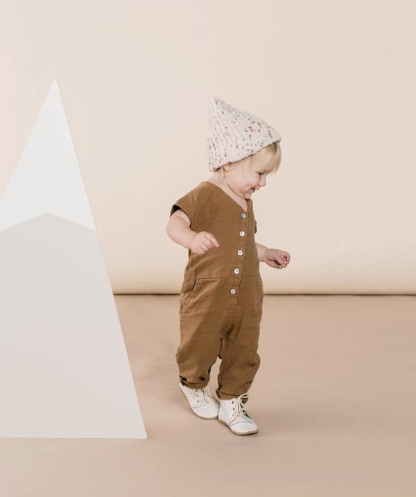 Kids Rylee + Cru Utility Jumpsuit - Caramel Kids Rylee + Cru Utility Jumpsuit - Caramel