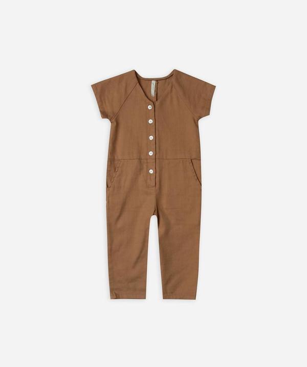 Kids Rylee + Cru Utility Jumpsuit - Caramel Kids Rylee + Cru Utility Jumpsuit - Caramel