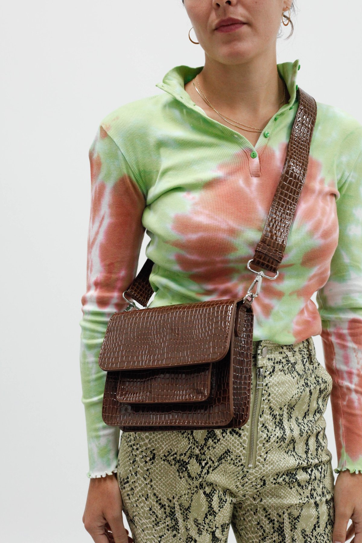 HVISK Cayman Pocket Bag Brown Garmentory