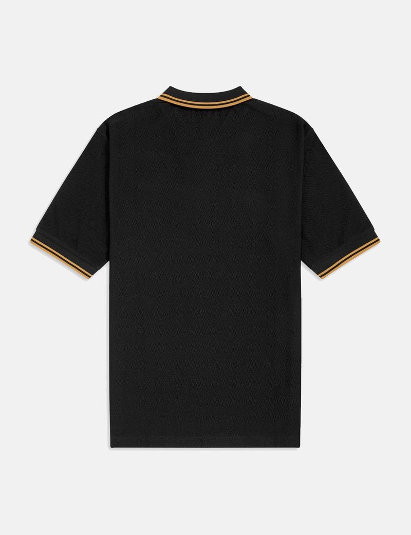 FRED PERRY Miles Kane ブラック　M FRED PERRY X MILES KANE LEATHER SNEAKERS IN BLACK - BLACK