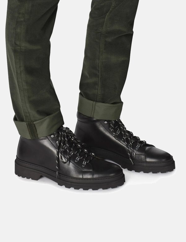 A.P.C. Leather Ludwig Boots - Black | Garmentory display picture 3