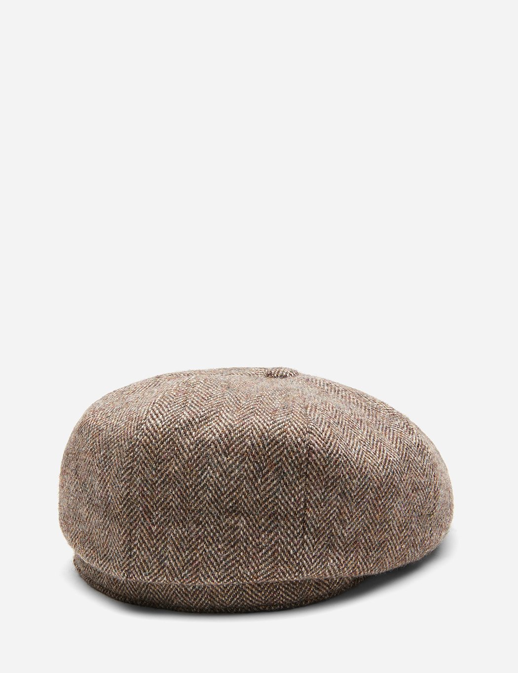 Stetson Hatteras Newsboy Cap Herringbone - Brown | Garmentory