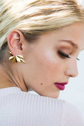 Anita K. Roots + Wing Front Back Single Earring Anita K. Roots + Wing Front Back Single Earring
