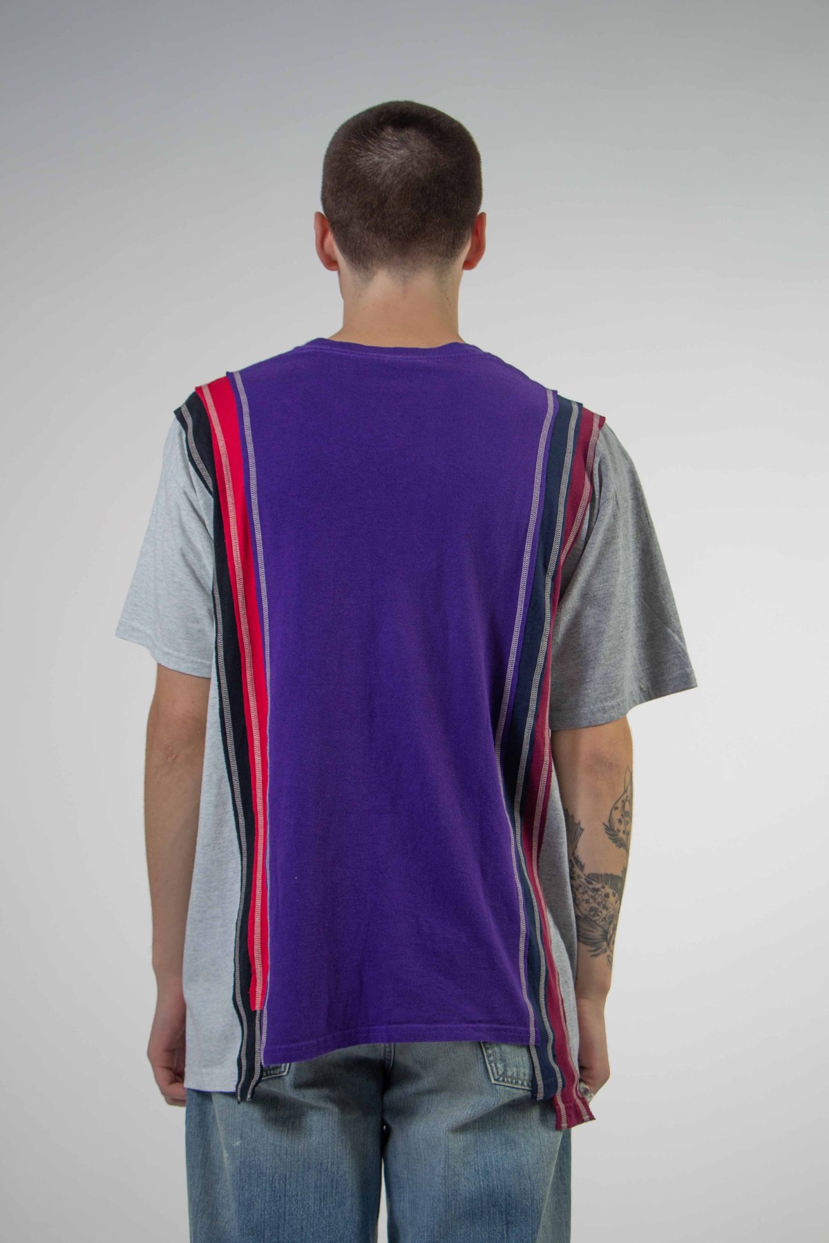 Needles Rebuild 7 Cut S/S College Tee | Garmentory