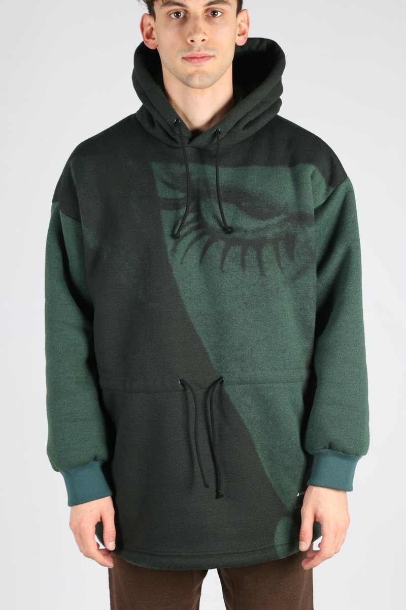 Undercover POLY SHEARLING JUMBO HOODIE | Garmentory