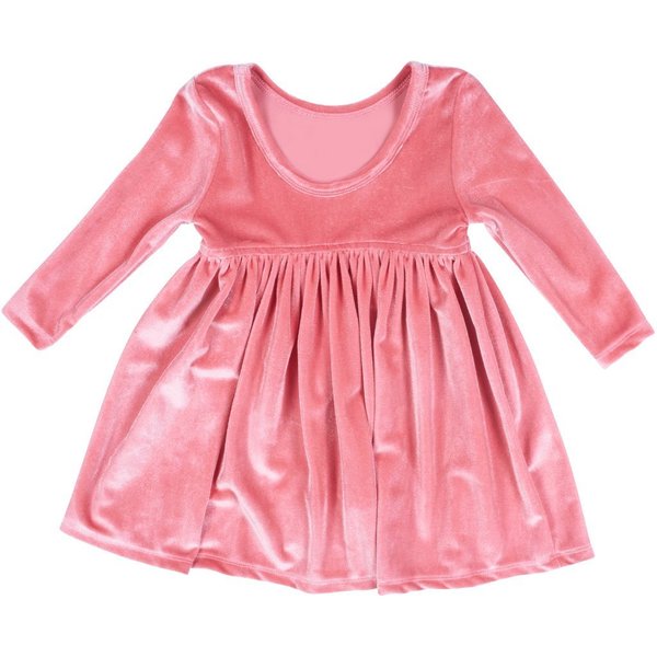 kids Pink Chicken Velvet Steph Dress - Rapture Rose kids Pink Chicken Velvet Steph Dress - Rapture Rose