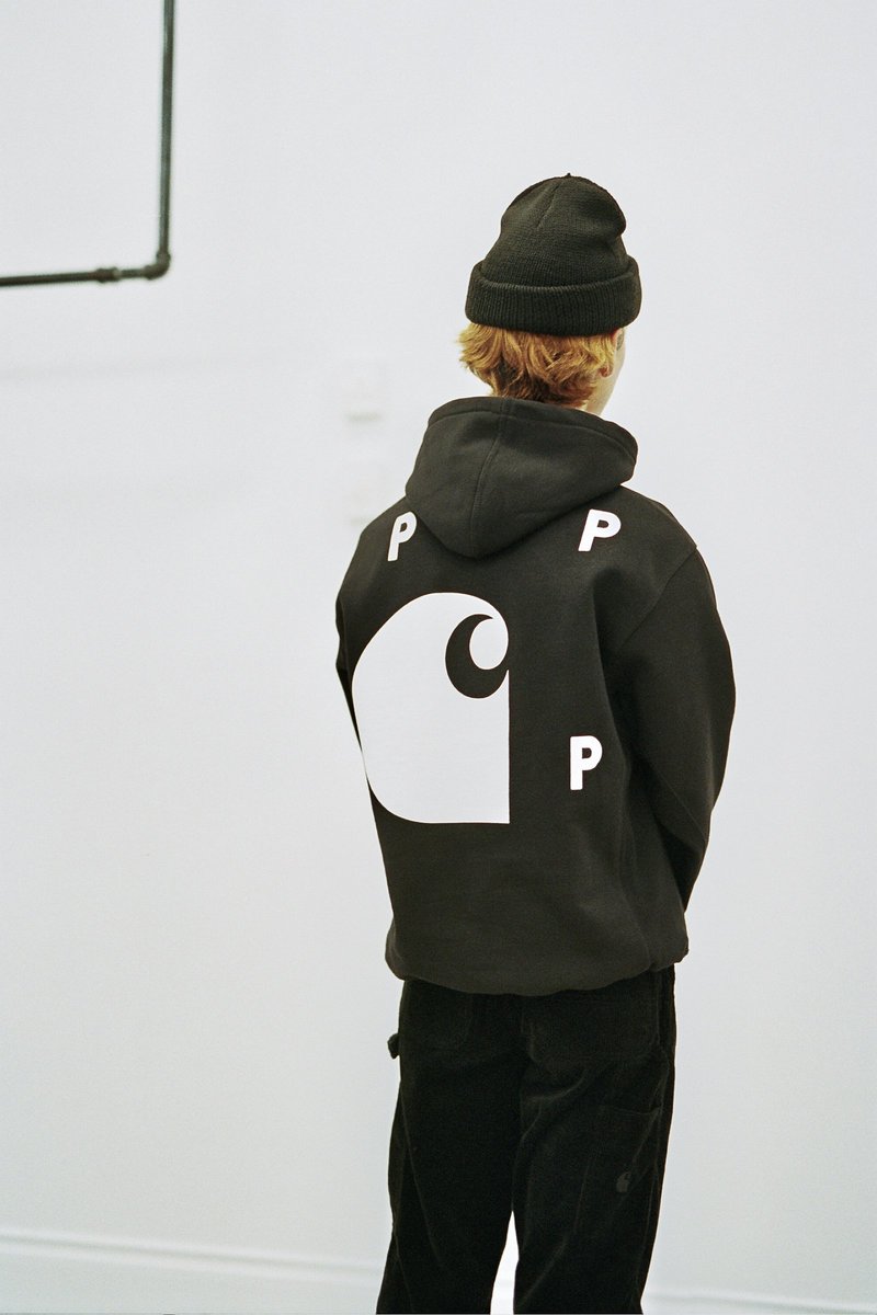 Pop Trading Company/Carhartt HD Sweatshirt - Black | Garmentory