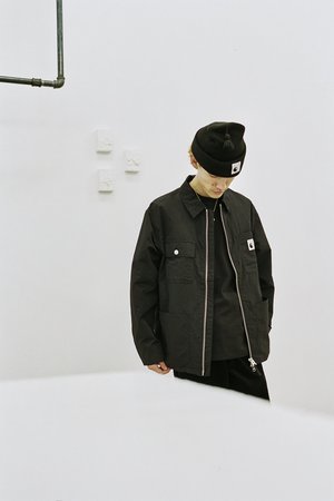 Pop Trading Company/Carhartt Michigan Chore Coat - Black | Garmentory