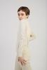 Wol Hide Layering Rib Alpaca Mockneck - Natural - Thumbnail 5
