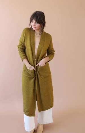 Moon River Shawl Collar Cardigan 