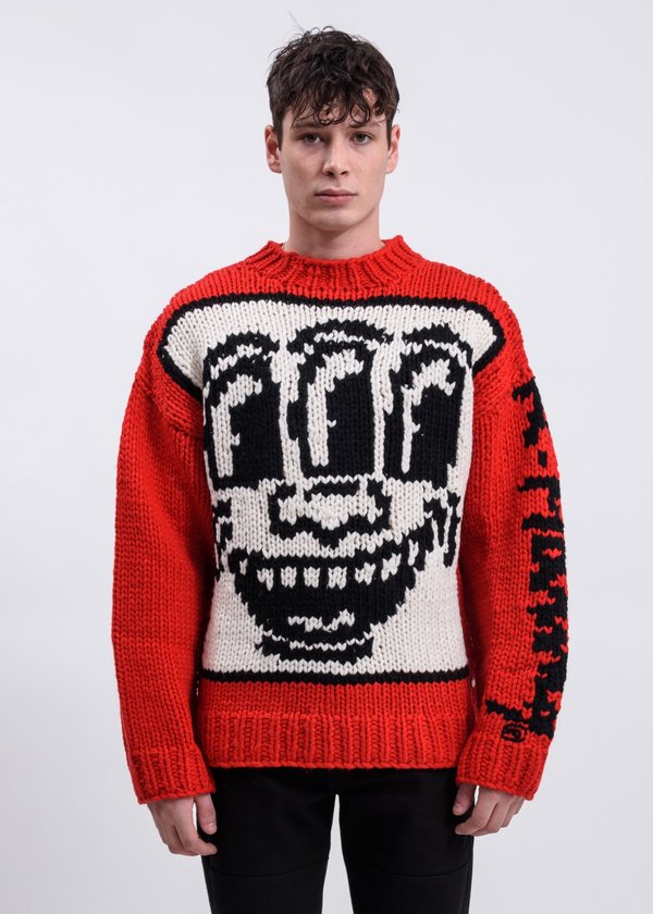 Études Studio Andy KH Sweater Red on Garmentory Études Studio Andy KH Sweater Red on Garmentory