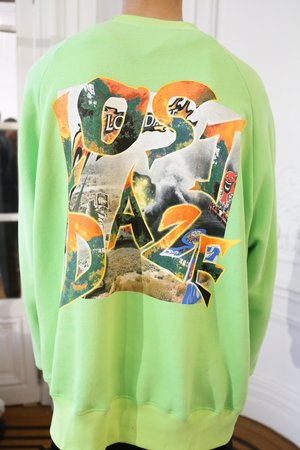 Lost Daze Trip Crew Sweatshirt - Green Lost Daze Trip Crew Sweatshirt - Green