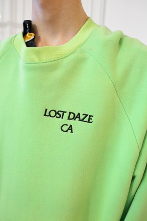 Lost Daze Trip Crew Sweatshirt - Green Lost Daze Trip Crew Sweatshirt - Green