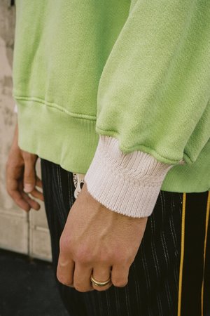 Lost Daze Trip Crew Sweatshirt - Green Lost Daze Trip Crew Sweatshirt - Green
