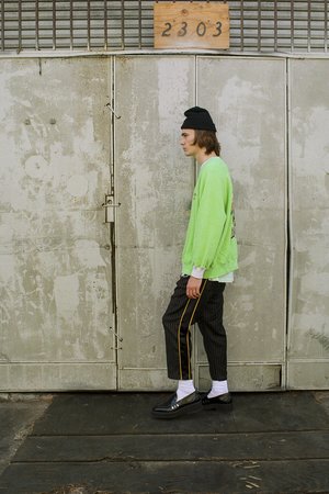 Lost Daze Trip Crew Sweatshirt - Green Lost Daze Trip Crew Sweatshirt - Green