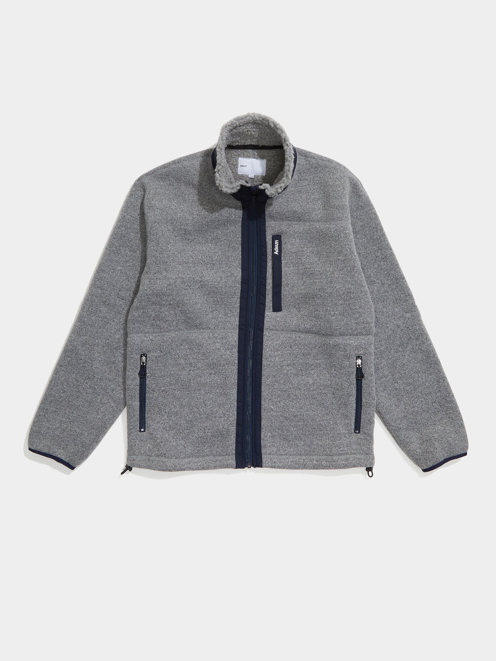 Adsum Expedition Fleece Grey/Navy Garmentory