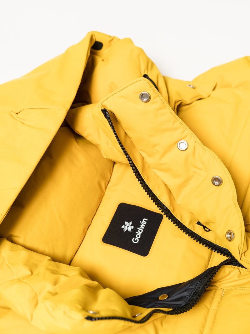 Goldwin Gore-Tex Infinium W/S Down Parka - Marron Yellow | Garmentory