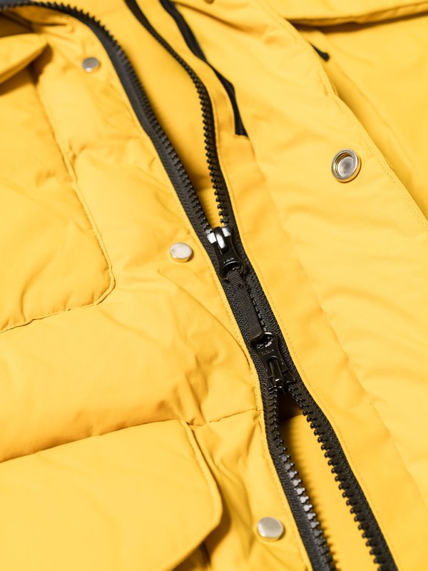 Goldwin Gore-Tex Infinium W/S Down Parka - Marron Yellow | Garmentory