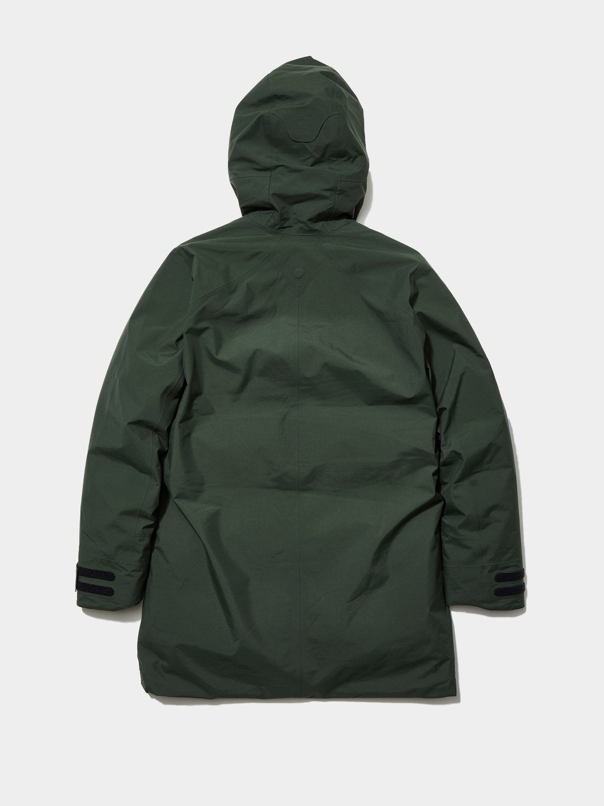 Goldwin Hooded Spur Gore-Tex Down Coat - Cypress Green | Garmentory