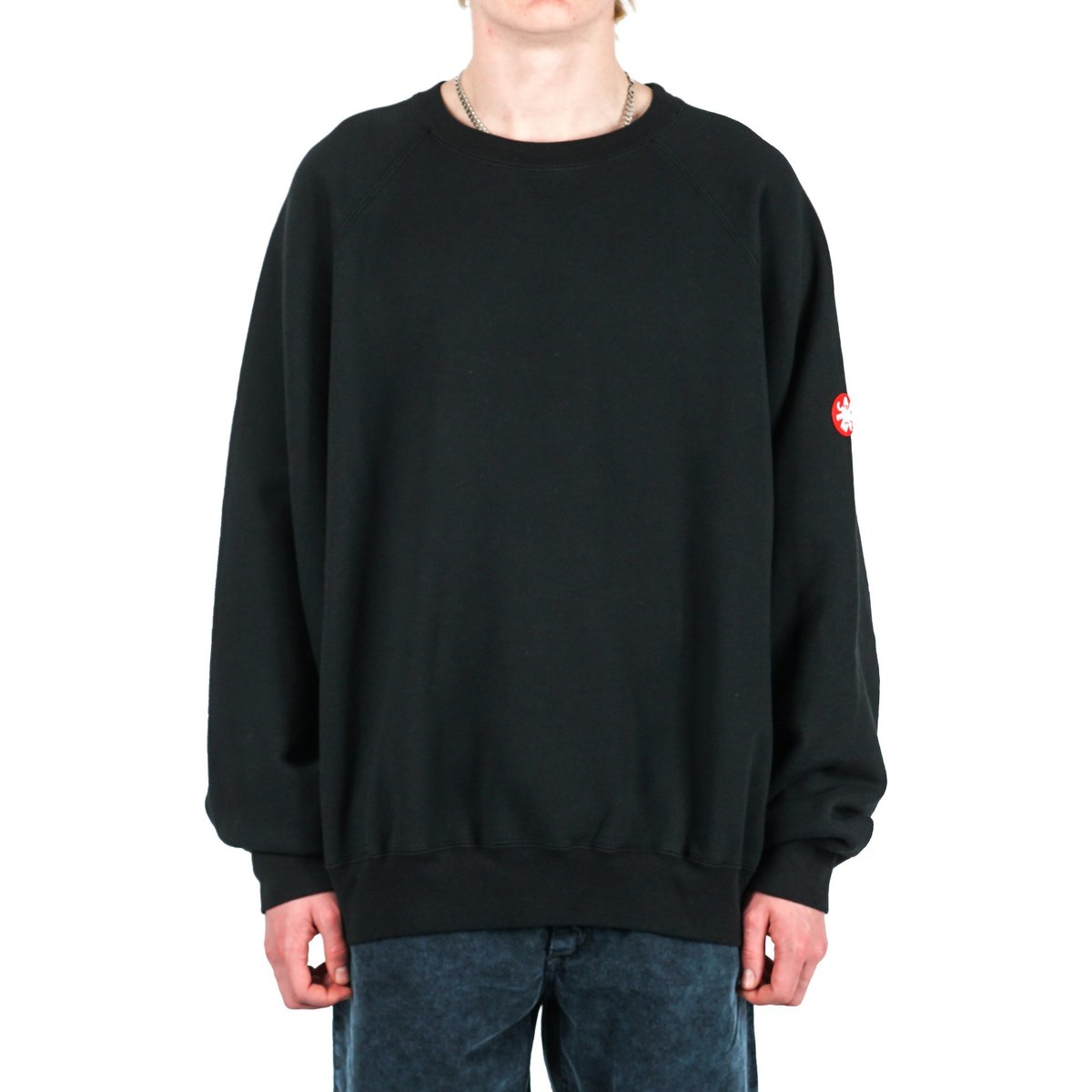 スウェット C.E cavempt IDEE FIXE BIG CREW NECK Cav Empt IDEE FIXE BIG CREW NECK - BLACK | Garmentory