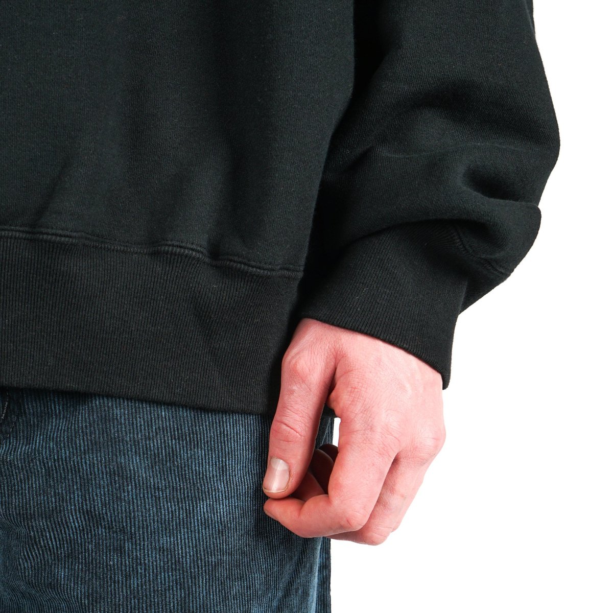 Cav Empt IDEE FIXE BIG CREW NECK - BLACK | Garmentory