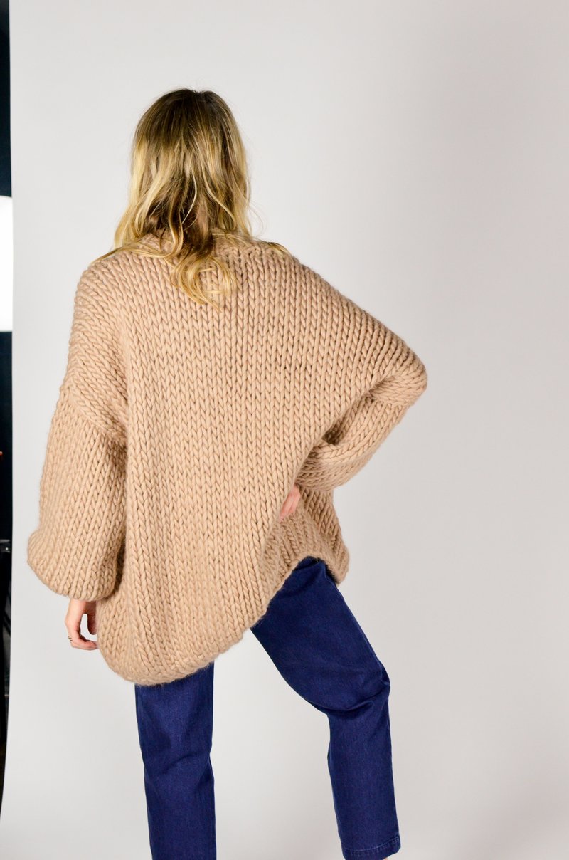 I love Mr Mittens The Cardigan - Taupe | Garmentory
