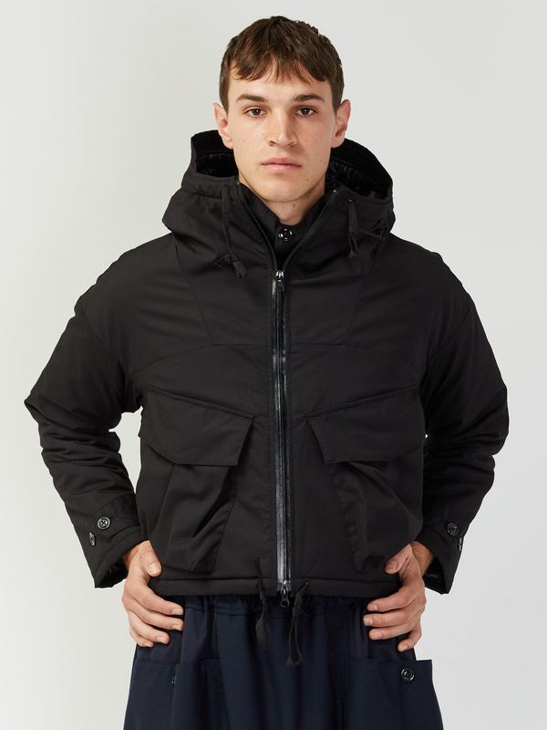 Monitaly Cropped Expedition Jacket - Black | Garmentory