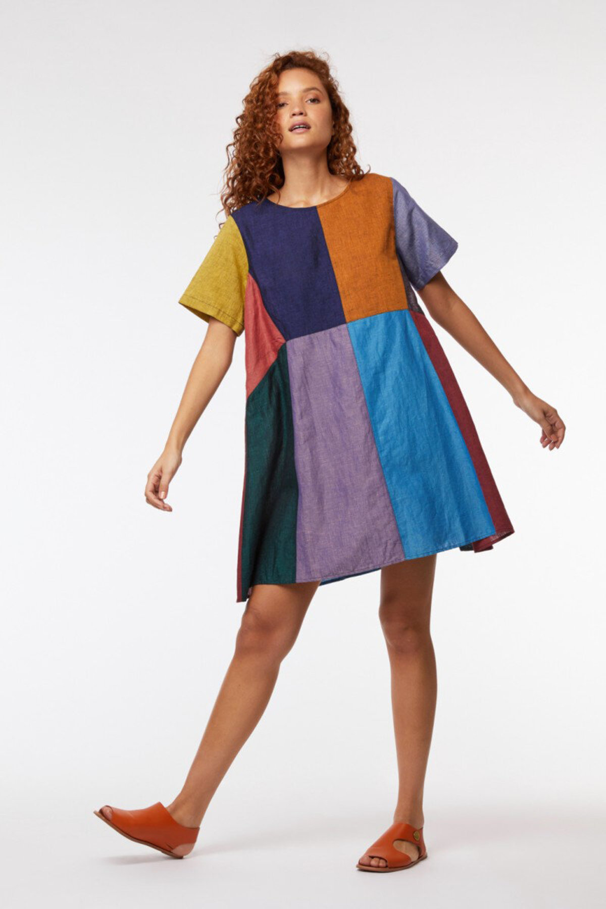 Gorman Splice Dress - Colorblock, image size:1200x1800
