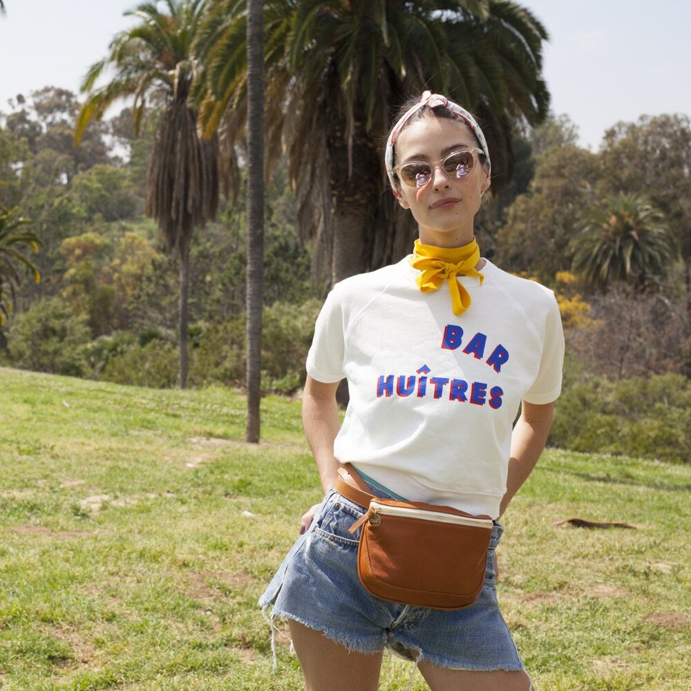 Clare Fannypack Tan Neptune Leather