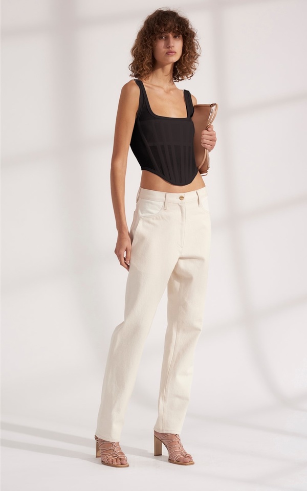 Dion Lee Sheer Jersey Corset Garmentory