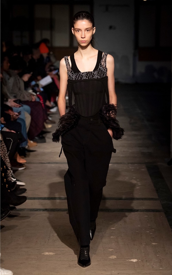 Dion Lee Sheer Jersey Corset | Garmentory