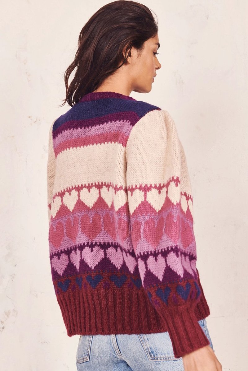 LoveShackFancy Shirelle Pullover Prune Garmentory