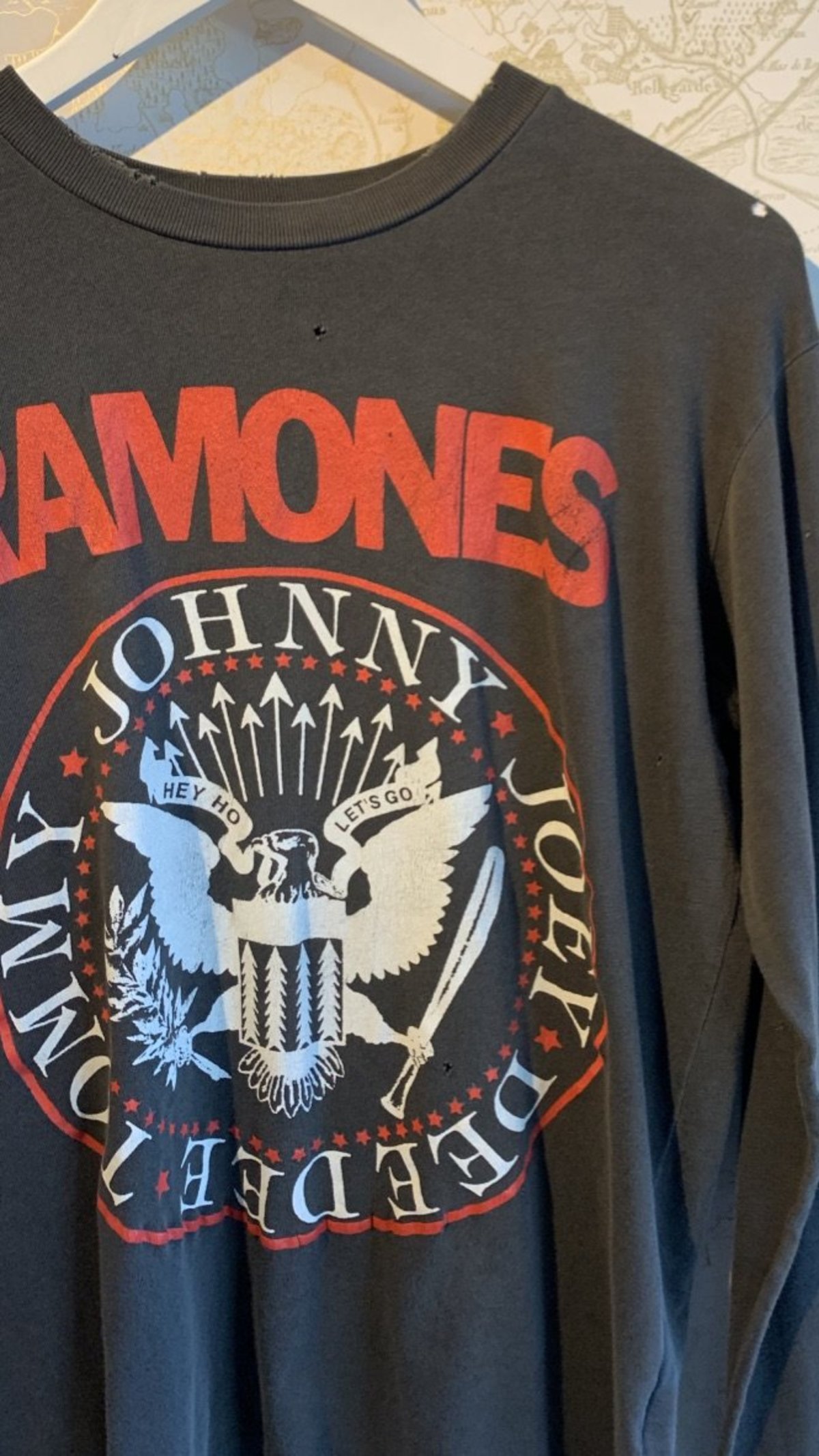 Made Worn Ramones Hey Ho Tee - Faded Black - Image 3 of 4