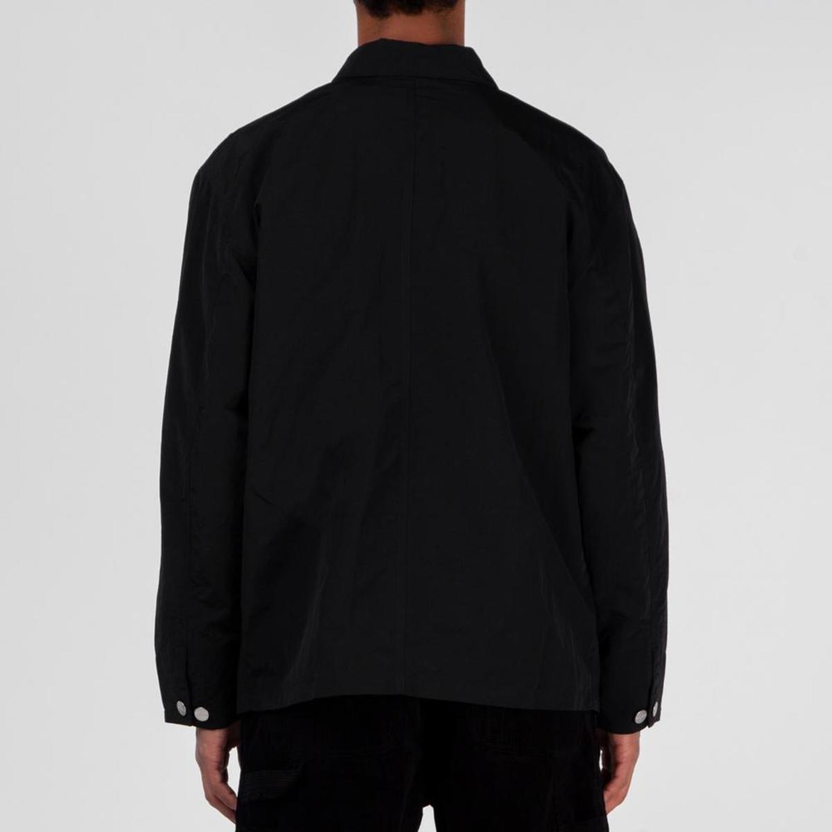 Pop Trading Company x Carhartt WIP Michigan Chore Coat - Black - Image 4 of 5