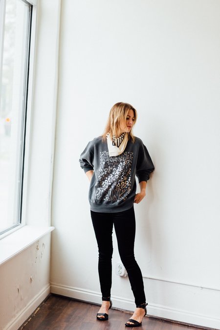 Anine Bing Ramona Panther Sweatshirt 