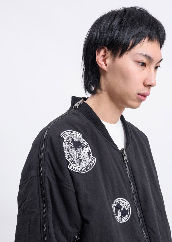 Komakino Peel Reversible MA-1 - Black | Garmentory