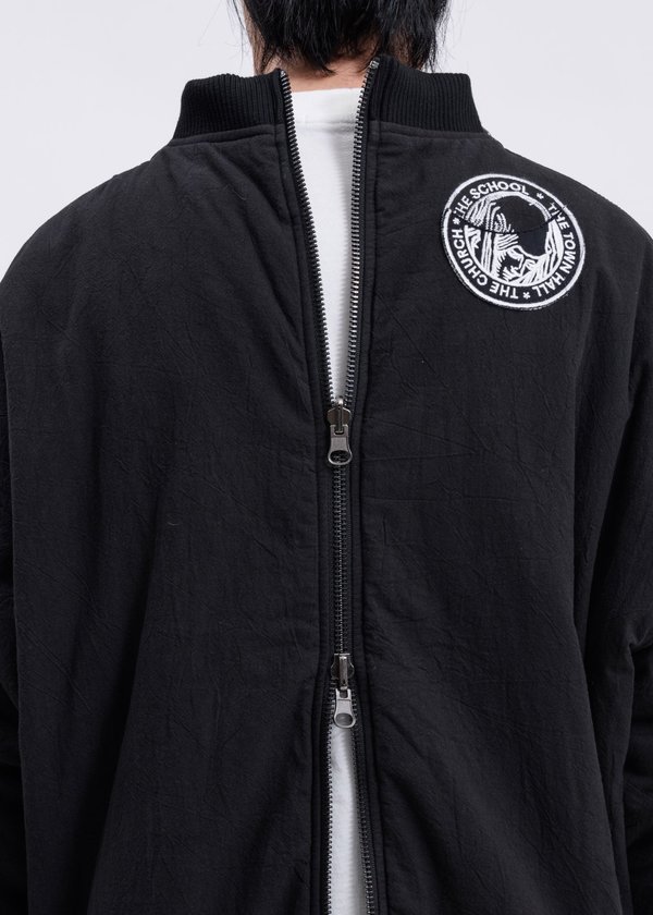 Komakino Peel Reversible MA-1 - Black | Garmentory